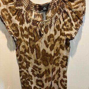 INC Leopard Top